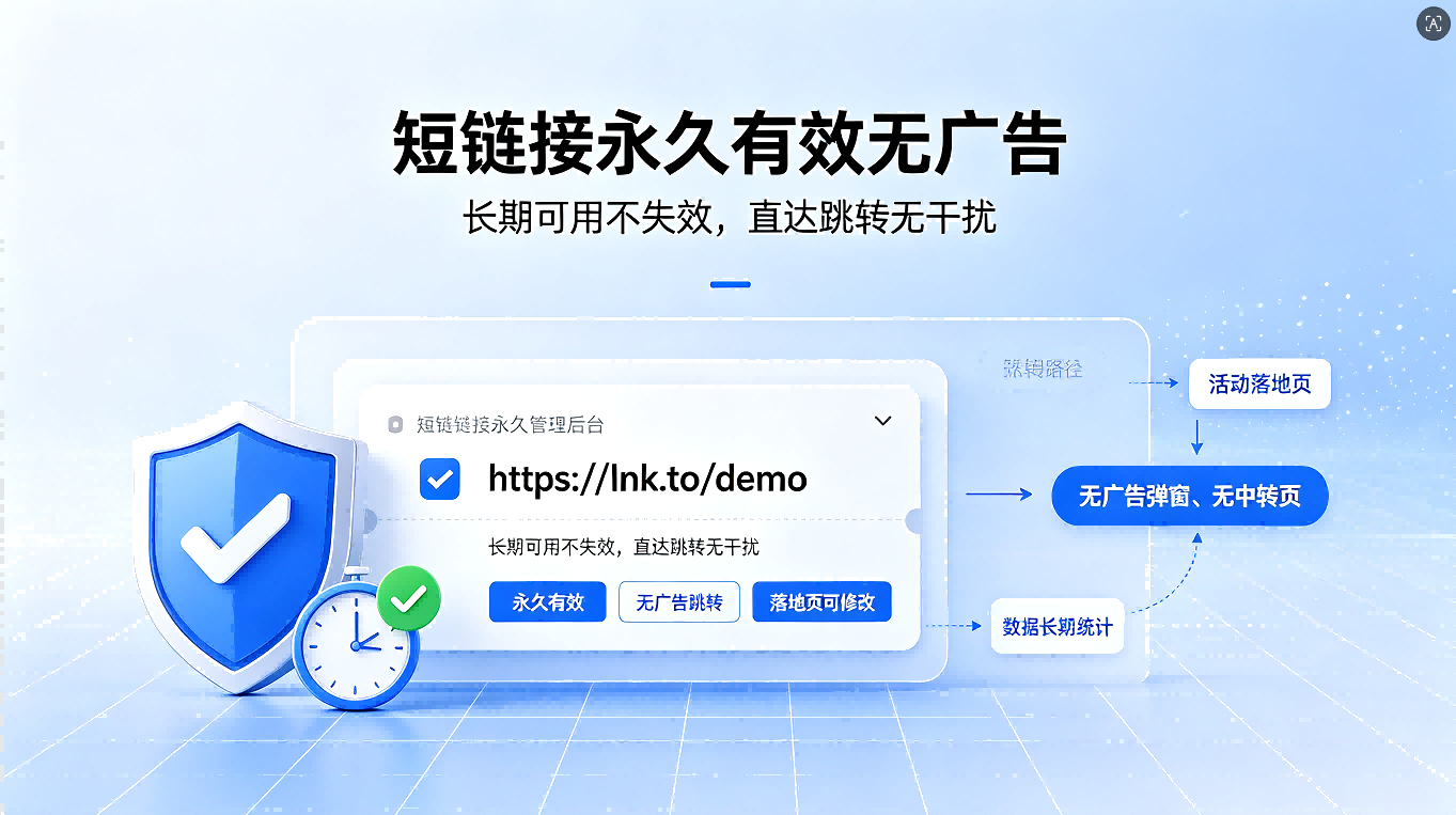 怎么生成没有广告的永久有效短链接？靠谱制作方法整理