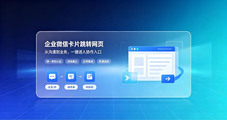 企业微信卡片跳转网页如何实现?有哪些具体步骤?