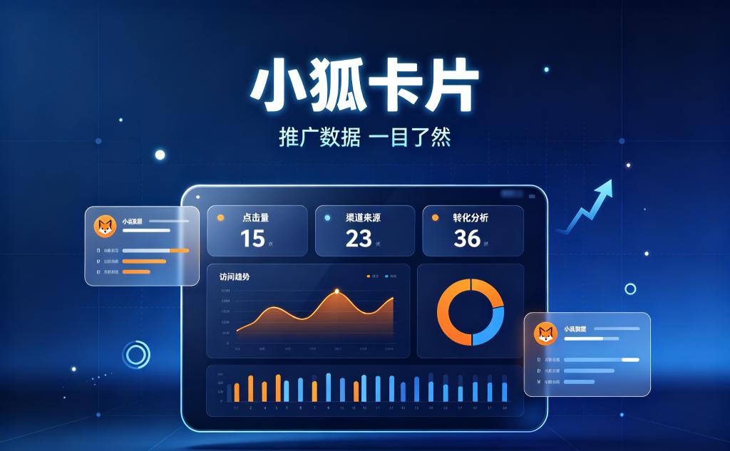 推广数据可视化：小狐卡片后台统计功能详细介绍