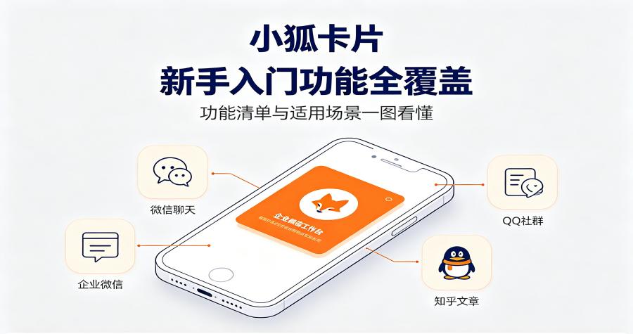 新手入门小狐卡片：功能清单与适用场景全覆盖